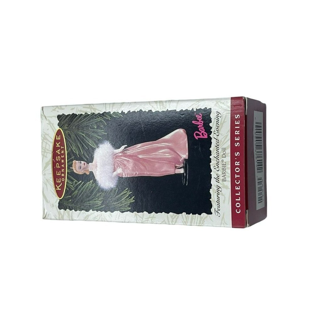 1996 Enchanted Evening Barbie Doll Hallmark Ornament #3 Nostalgic Series In Box - Picture 7 of 7